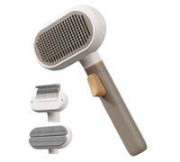 Spazzola per la dei del cane,Pettine per toilette a 3 teste per animali domestici - Strumento per la rimozione dei di gatti e cani | per breve lunghezza sottobello massaggio bagno