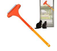 Spazzola per la pulizia a rete per schermi, strumenti per la pulizia versatili - Pulitore per finestre in rete con una lunga maniglia rimovibile | Specchio per porta a soffitto e da utilizzare in casa