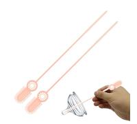 Spazzola per la pulizia degli stranieri, 2 spazzole lunghe per la pulizia della bottiglia, spazzola flessibile per la pulizia dei capelli, spazzola resistente per pulizia profonda per bere, coperchio