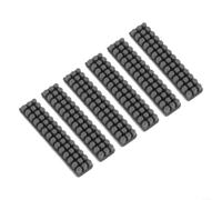 Spazzola per la pulizia degli ugelli in silicone per Bambu Lab A1, resistente al calore, accessorio per rimuovere detriti e prevenire gli intasamenti, 6 pezzi, grigio