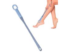 Spazzola per la pulizia dei piedi, Spazzola per unghie dei piedi - Applicatore per lozione per le dita dei piedi con manico lungo | Setole in silicone tra la spazzola per la pulizia delle dita dei pie