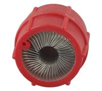 Spazzola per la pulizia dei terminali della batteria, spazzola metallica con manico in plastica ABS e setole in acciaio inox, 4 in 1, alesatore interno esterno per tubo di rame per auto (rosso (YC-522