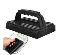 Spazzola per la pulizia del barbecue, multiuso per barbecue, accessorio da cucina per rimuovere le macchie, manico leggero in spugna PP con impugnatura ergonomica per una facile pulizia, strumento di