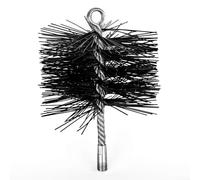 Spazzola per la pulizia del camino con interfaccia filettata M12 per l'utilizzo in caldaie e sistemi di ventilazione industriale (150 mm)