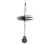 Spazzola per la pulizia del camino, diametro 25 cm, robusta spazzola per la pulizia di camini e stufe, efficace rimozione di fuliggine e cenere, ideale per le famiglie con camino o stufa