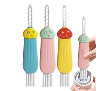 Spazzola per la pulizia del coperchio - Lavastoviglie portatile - spazzola per spazi ristretti per la casa, il viaggio, il piano di lavoro, la casa, il caffè, la bottiglia del bambino