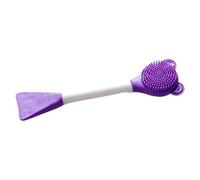 Spazzola per la pulizia del mento del gatto, spazzola in silicone per il mento del gatto,Spazzola per pulizia manuale in silicone per gatti | Spazzola per mento e design leggero per pulire il viso,