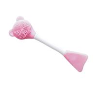 Spazzola per la pulizia del mento del gatto, spazzola per la pulizia del mento in silicone, morbida e confortevole, spazzola per pulizia manuale in silicone per la pulizia di mascella, mento, gengive,