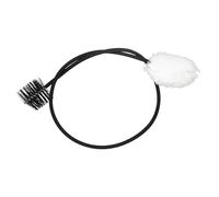 Spazzola per la pulizia del sassofono con collo curvo a doppia testa spazzola per la pulizia dello strumento spazzola per la pulizia della tromba