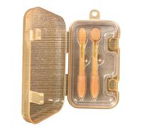 Spazzola per la pulizia del silicone infantile Spazzolino da denti per bambini da 0 a 18 mesi di pulizia dei denti spazzolino manuale per bambini