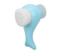 Spazzola per la pulizia del trucco Spazzola per il viso portatile con setole morbide in nylon con ventosa in silicone Pulizia efficace per ragazze adorabili Rosa