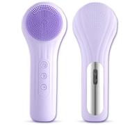 Spazzola per la pulizia del viso impermeabile sonica per uomini e donne Spazzola detergente elettrica esfoliante ricaricabile per il viso Pink