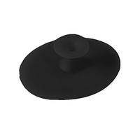 Spazzola per la pulizia del viso in silicone antiscivolo esfoliante cuscinetto di attrito per la cura della pelle del viso nero