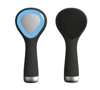 Spazzola per la pulizia del viso in silicone, massaggiatore facciale caldo e freddo con terapia della luce rossa e blu, scrubber per il viso ricaricabile elettrico sonico impermeabile per la pulizia