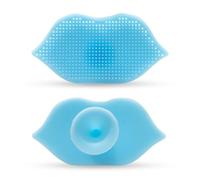 Spazzola per la pulizia del viso in silicone, spazzola da doccia in silicone di alta qualità per nutrire la pulizia ed esfoliare la pelle, spazzola versatile per il corpo per doccia e bagno, blu