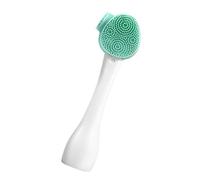 Spazzola per la pulizia del viso in silicone spazzola per massaggio viso esfoliante detergente viso testa singola verde bianca 1 testa