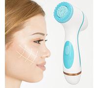 Spazzola per la Pulizia del Viso Scrubber Elettrico per il Viso Dispositivo Esfoliante per la Pulizia della Rotazione Macchina per Spa Facciale in Silicone Ricaricabile per la