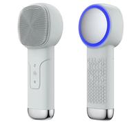 Spazzola per la pulizia del viso sonica 6 in 1 con funzione termica, massaggiatore rinfrescante per la pelle impermeabile, dispositivo per la pulizia del viso in silicone