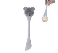 Spazzola per la pulizia del viso,Spazzola per la pulizia del viso - Scrubber per il lavaggio del viso in silicone a doppia testa,Spazzola massaggiatore, pulitore del viso manuale del fumetto per