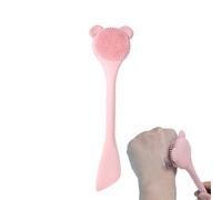 Spazzola per la pulizia del viso,Spazzola per la pulizia del viso,Spazzola per la pulizia del viso in silicone a doppia testa - Spazzola massaggiatore, pulitore del viso manuale del fumetto per moglie