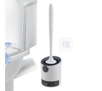 Spazzola per la pulizia del WC - Spazzola da WC con supporto | Porta pennello WC Set per il bagno | Strumenti per sposatore assemblati per doccia, casa, ufficio, dormitorio