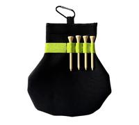 Spazzola per la pulizia della palla da golf | Borsa per la pulizia della mazza da golf e palla da golf, impermeabile con moschettone, portatile per golf, papà e da golf, Verde