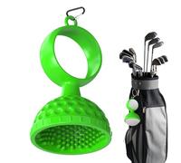 Spazzola per la Pulizia della Palla da Golf, Spazzola per la Pulizia della Palla da Golf, 2 in 1, in Silicone, con moschettone, Spazzola per la conservazione del Golf, Strumento per la