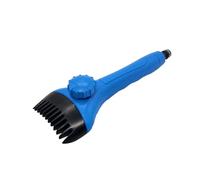 Spazzola per la pulizia della piscina con ABS, manico ergonomico, connettore per tubo, flusso d'acqua regolabile per una rimozione efficace dello sporco e detriti, uso a lungo termine, strumento di