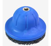 Spazzola per la pulizia della smerigliatrice del mozzo della ruota da 150 mm, con tazza di macinazione, abrasivo a pori aperti per il controllo della polvere, disco in carburo di silicio per la