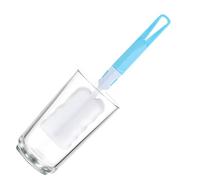 Spazzola per la pulizia della spugna della tazza - purificatore del detergente per bottiglie d'acqua | Spazzola per lavaggio della tazza d'acqua portatile | Spazzola per bottiglia di spugna per pulire