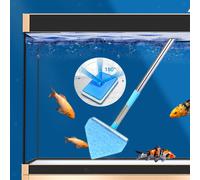 Spazzola per La Pulizia Dell'acquario Attrezzo Pulitore Spazzolone E Raschietto
