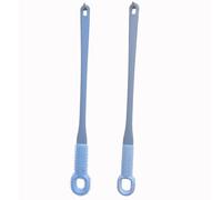 Spazzola per la pulizia delle dita dei piedi, scrubber per piedi in doccia, con manico lungo, in silicone, per pelle morbida, esfoliante e applicatore per lozioni, per uomini e donne