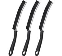 Spazzola per la pulizia delle fessure, spazzola per la pulizia delle fessure del bagno, strumento di pulizia delle fessure di alta qualità, supporto in alluminio con angolo di 15°, spazzola sottile