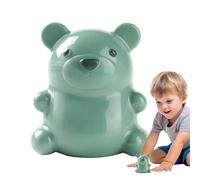 Spazzola per la pulizia delle mani a forma di orso per bambini, spazzola massaggiante per la pulizia delle unghie dei bambini, materiale delicato, design a cartoni animati, ideale per routine