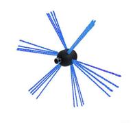 Spazzola per la pulizia interna della parete del camino, con setole flessibili in nylon e conduttore in acciaio inox, per una pulizia sicura ed efficace di stufe a legna da ardere, bruciatori a pellet