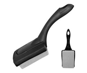 Spazzola per la pulizia, setole in filo di acciaio per la pulizia della testa della griglia, tecnologia di lavaggio a tripla elica, manici ergonomici angolati, comfort, attrezzatura da coking, per uso