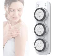 Spazzola per la schiena a parete, spazzola elettrica per la schiena con rotazione automatica, spazzola per la schiena da doccia alimentata a batteria da 7800 mAh, regolazione a 3 velocità