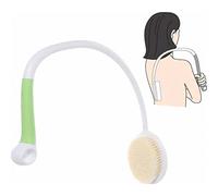 Spazzola per la schiena con manico lungo, ideale per la doccia, con setole morbide ed ergonomiche per un'esfoliazione delicata, adatta a tut