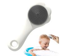 Spazzola per la testa del bambino, spazzola per il cuoio capelluto del bambino, purificatore dei capelli a forma di, spazzola ergonomica in silicone per shower