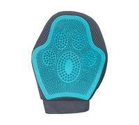 Spazzola per la toelettatura dei cavalli, guanto da massaggio da 24 cm, guanto da lavaggio per cavalli, guanto delicato in silicone con trama a rete, strumento sicuro per la cura della pelle per