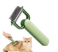 Spazzola per la toelettatura del cane, rastrello professionale su entrambi i lati, spazzola per spargimento del cane, per rimuovere il sottopelo e rimuovere , bagnetto interno, cuccioli, gattini