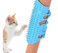 Spazzola per la toelettatura del gatto, spazzola per la toelettatura del gatto, in silicone, per massaggi da parete, pettine regolabile per il solletico