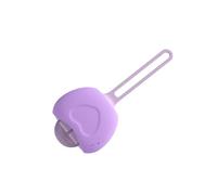 Spazzola per labbra in silicone leggera Organizzatori Multisllot Design portatile Protezione contro l'attaccatura per esterni e città, utilizzare il pennello in silicone