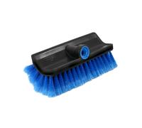 Spazzola per lavaggio morbida professionale Unger Lock-On 10 a due livelli - Compatibile con la spazzola per la pulizia con asta a flusso d'acqua