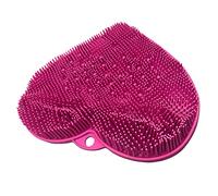 Spazzola per lavare i piedi per doccia - Tappetino a forma di cuore di grandi dimensioni con ventose antiscivolo,Cuscino massaggiante per piedi Massaggio doccia Cuscino da bagno antiscivolo Cuscino