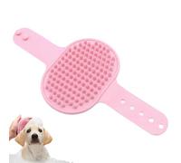 Spazzola per Lavare il Cane - con Manico Regolabile Ad anello Per Il Bagno,Spazzola Massaggiante per Cani e Gatti | Per Animali a Pelo Lungo e Corto, Cura Quotidiana Sotto la Doccia