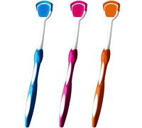 Spazzola per lingua, raschietto per lingua, pulisci lingua, spazzola per la pulizia della lingua, spazzola per la pulizia della lingua, spazzola per lingua aiuta a combattere l'alito cattivo, 3