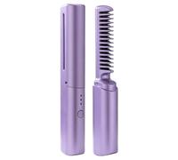 Spazzola Per Lisciare I Capelli: Pettine Caldo Ricaricabile, Strumento Per Lo Styling Portatile, Piastra Ṕer Capelli, Dispositivo P̀er Lo Styling Termico Da Viaggio | Spazzola P̃er Çapelli Ṕ̄ér Uso In