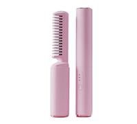 Spazzola per lisciare i capelli - Pettine per lisciare a riscaldamento rapido con antiscottatura, spazzola riscaldata Spazzole calde senza fili ricaricabili | Mini pettine lisciante portatile