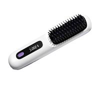 Spazzola Per Lisciare I Capelli Senza Fili - Strumento Per Lo Styling Riscaldato Ricaricabile Nero Compatto, Dispositivo Elettrico Per Lisciare I Capelli, Display A LED Controllo Della Temperatura Pro